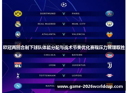 欧冠两回合制下球队体能分配与战术节奏优化赛程压力管理取胜 欧冠两回合制下球队体能分配与战术节奏优化赛程压力管理取胜